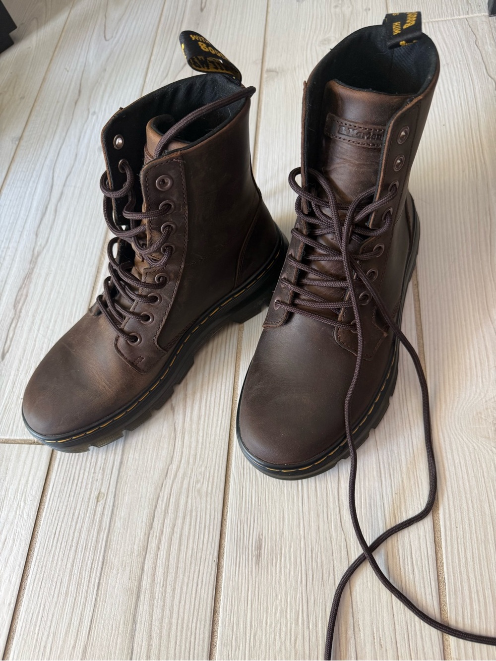 NWOT Dr. Martens Brown Lace-Up Boots